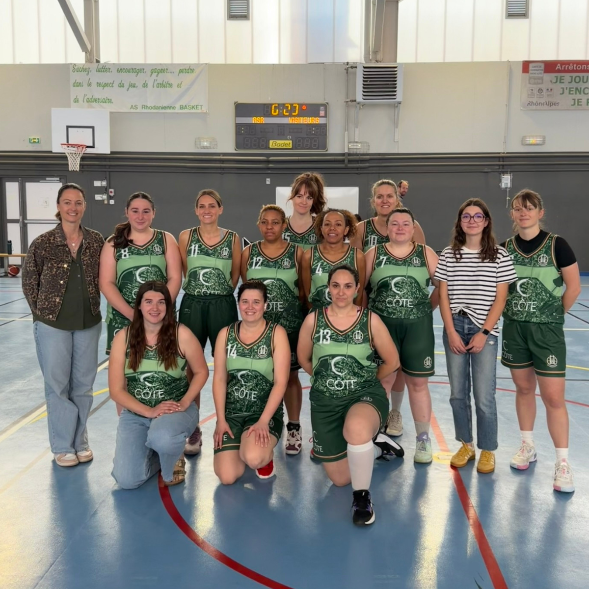 Remise maillots ASR asr